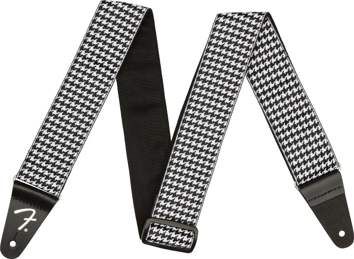 Fender - Houndstooth Jacquard Strap - White - 2 - La Boîte Musicale - Fender -