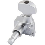 Fender - Locking Stratocaster®/Telecaster® Staggered Tuning Machines - Brushed Chrome (6) - La Boîte Musicale - Guitar Tuning Machines - Fender -