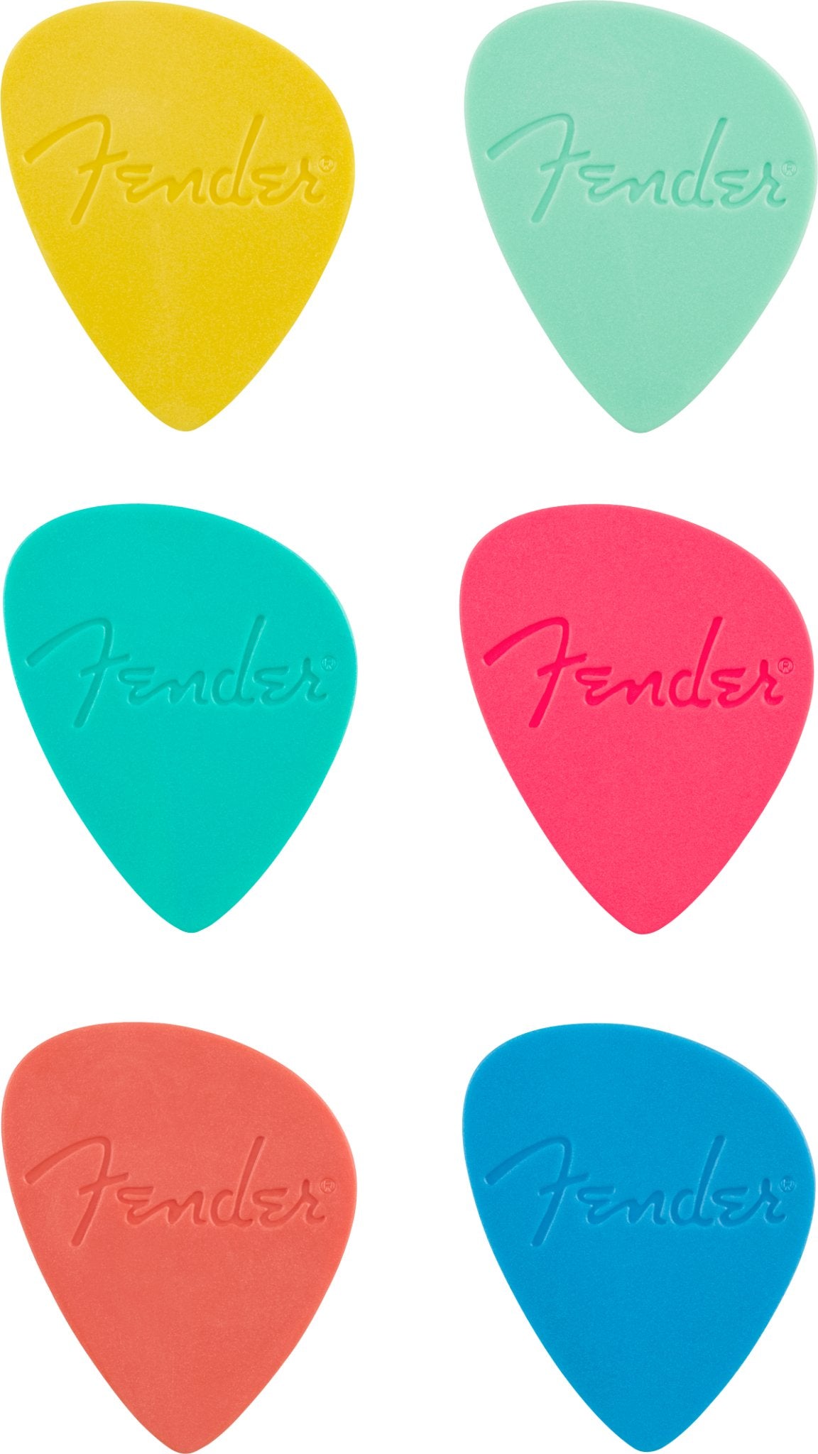 Fender - Offset Picks (6) - La Boîte Musicale - pick - Fender -
