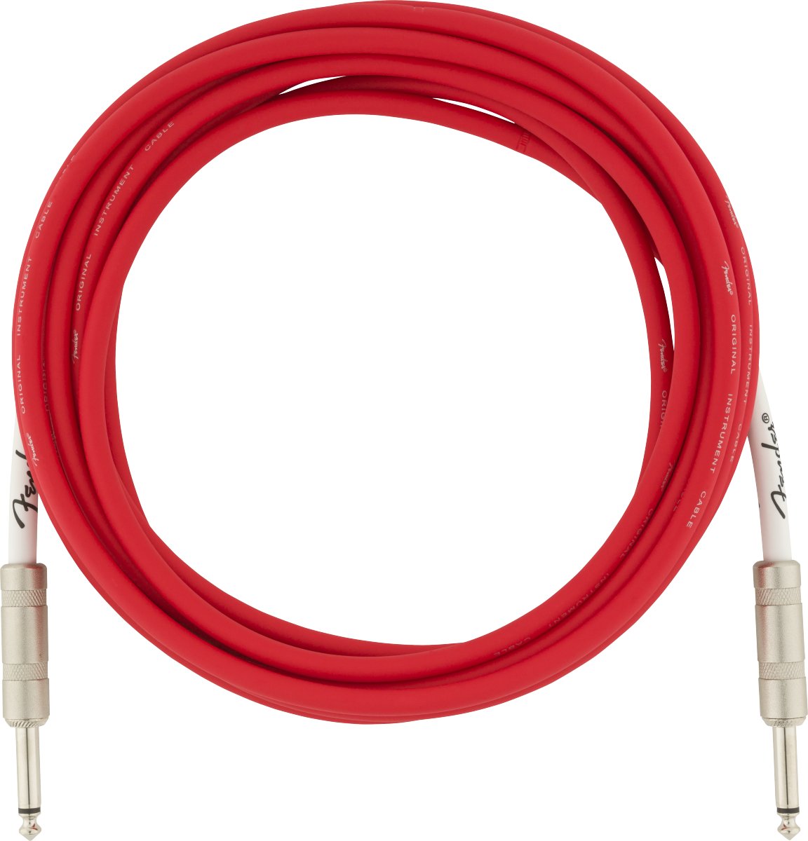 Fender - Original Series Instrument Cable - 15' - Fiesta Red - La Boîte Musicale - La Boîte Musicale -