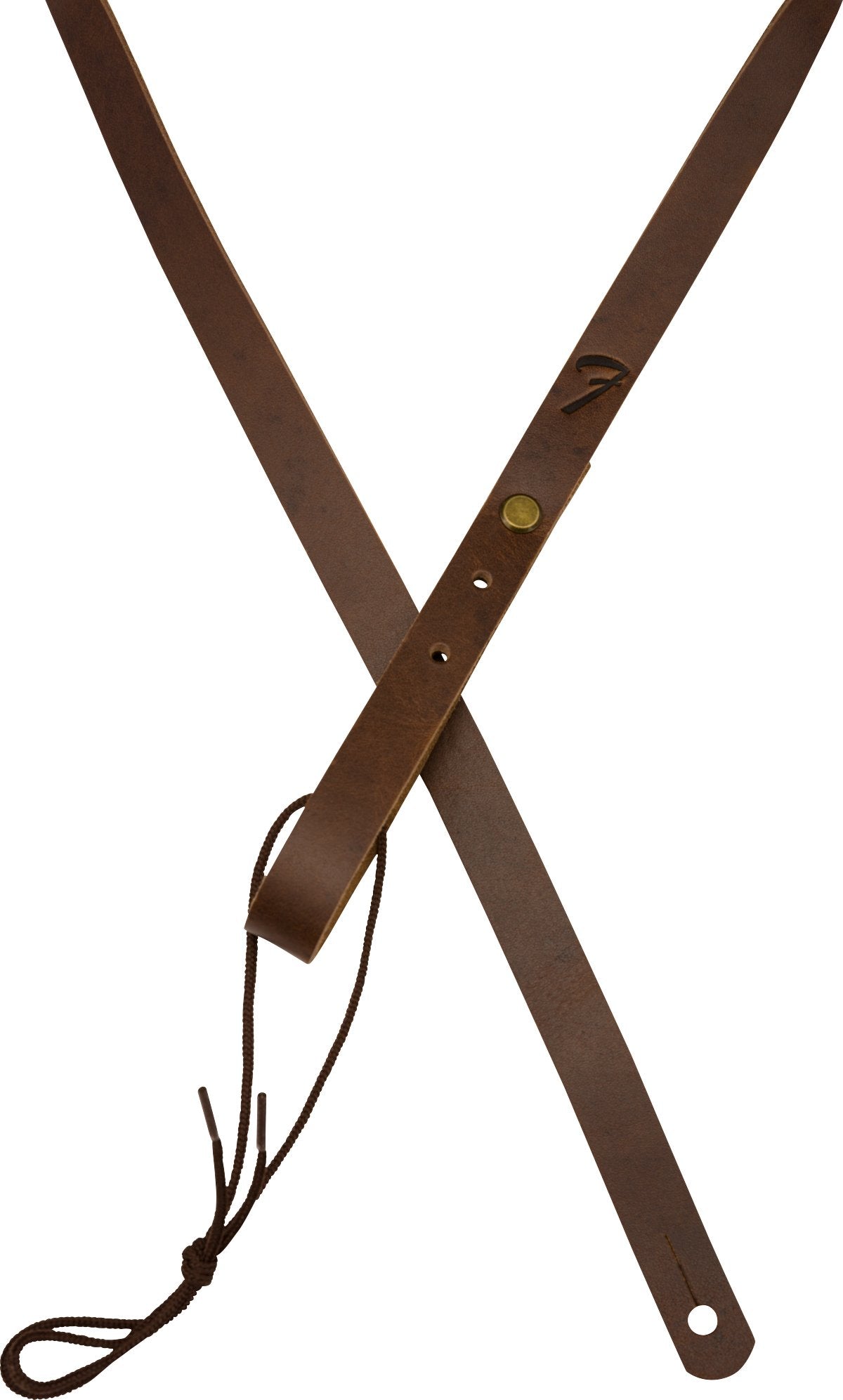 Fender - Paramount Mandolin Leather Strap - Brown - La Boîte Musicale - Fender -