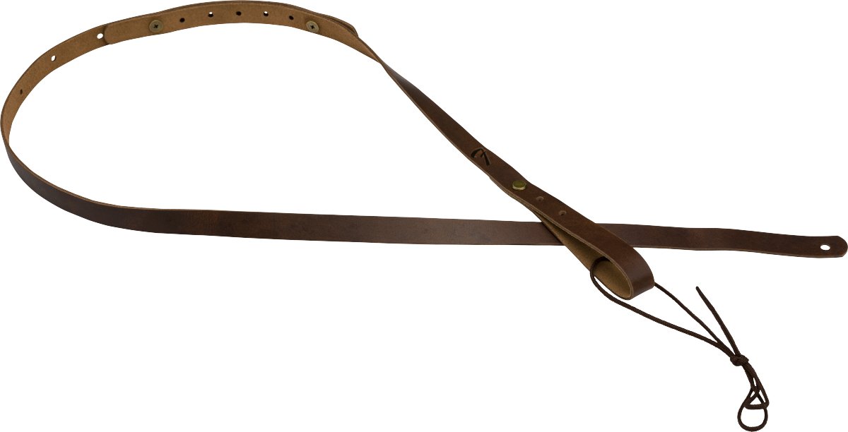 Fender - Paramount Mandolin Leather Strap - Brown - La Boîte Musicale - Fender -