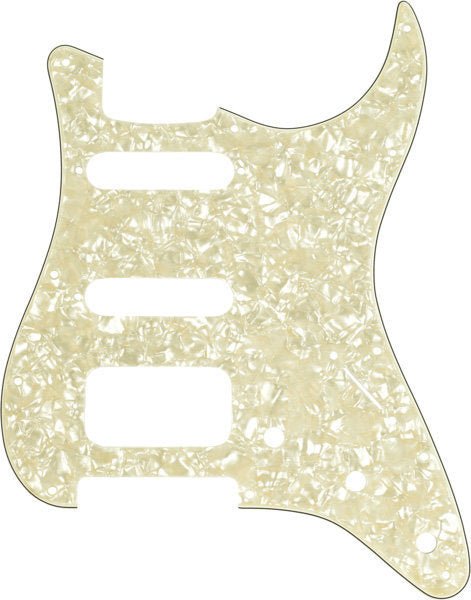 Fender - Pickguard Stratocaster HSS Aged White - La Boîte Musicale - Guitar Pickguards - Fender -