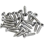 Fender - Pickguard/Control Plate Mounting Screws (24) (Chrome) - La Boîte Musicale - Fender -