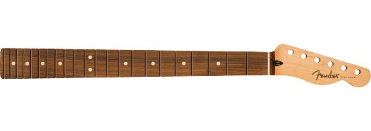 Fender - Player Series Telecaster® Neck - 22 Medium Jumbo Frets - Pau Ferro - 9.5 - Modern C - La Boîte Musicale - La Boîte Musicale -