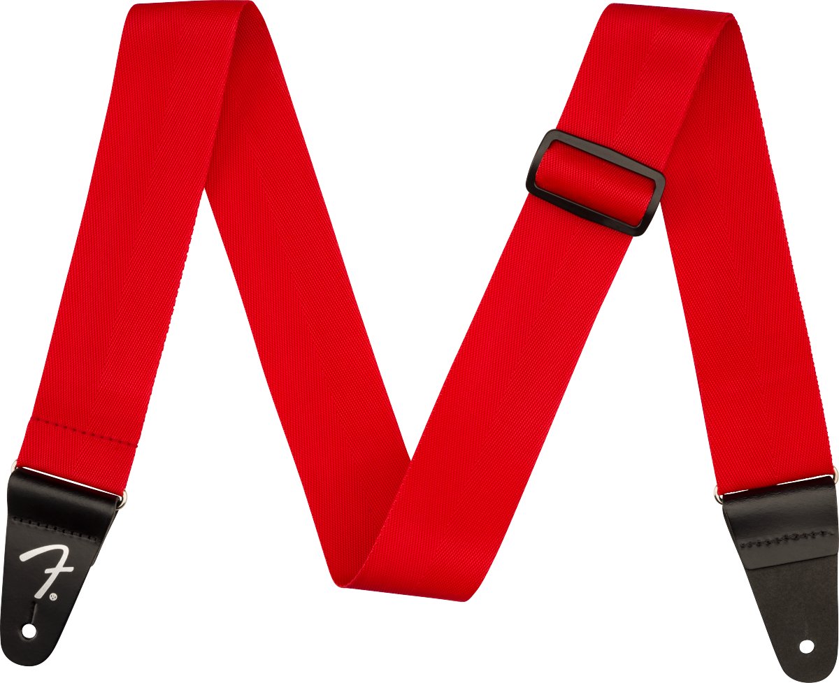 Fender - Polypro Strap, Red - La Boîte Musicale - Accessories - Fender -