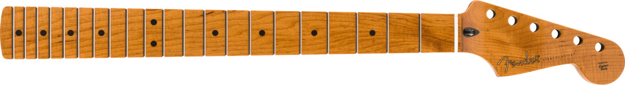 Fender - Roasted Maple Stratocaster Neck - 21 Narrow Tall Frets - 9.5 - Maple - C Shape - La Boîte Musicale - Stratocaster Necks - Fender -