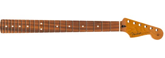 FENDER ROASTED MAPLE STRATOCASTER® NECK - 22 JUMBO FRETS - 12 - FLAT OVAL SHAPE - La Boîte Musicale - Stratocaster Necks - Fender -