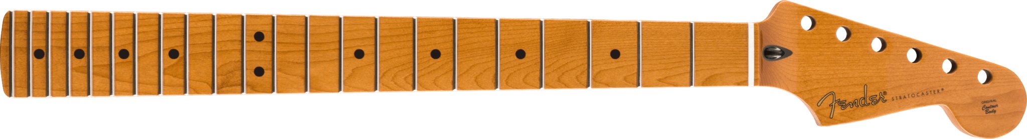 Fender - Roasted Maple Stratocaster® Neck - 22 Jumbo Frets - 12 - Maple - Flat Oval Shape - La Boîte Musicale - Stratocaster Necks - Fender -