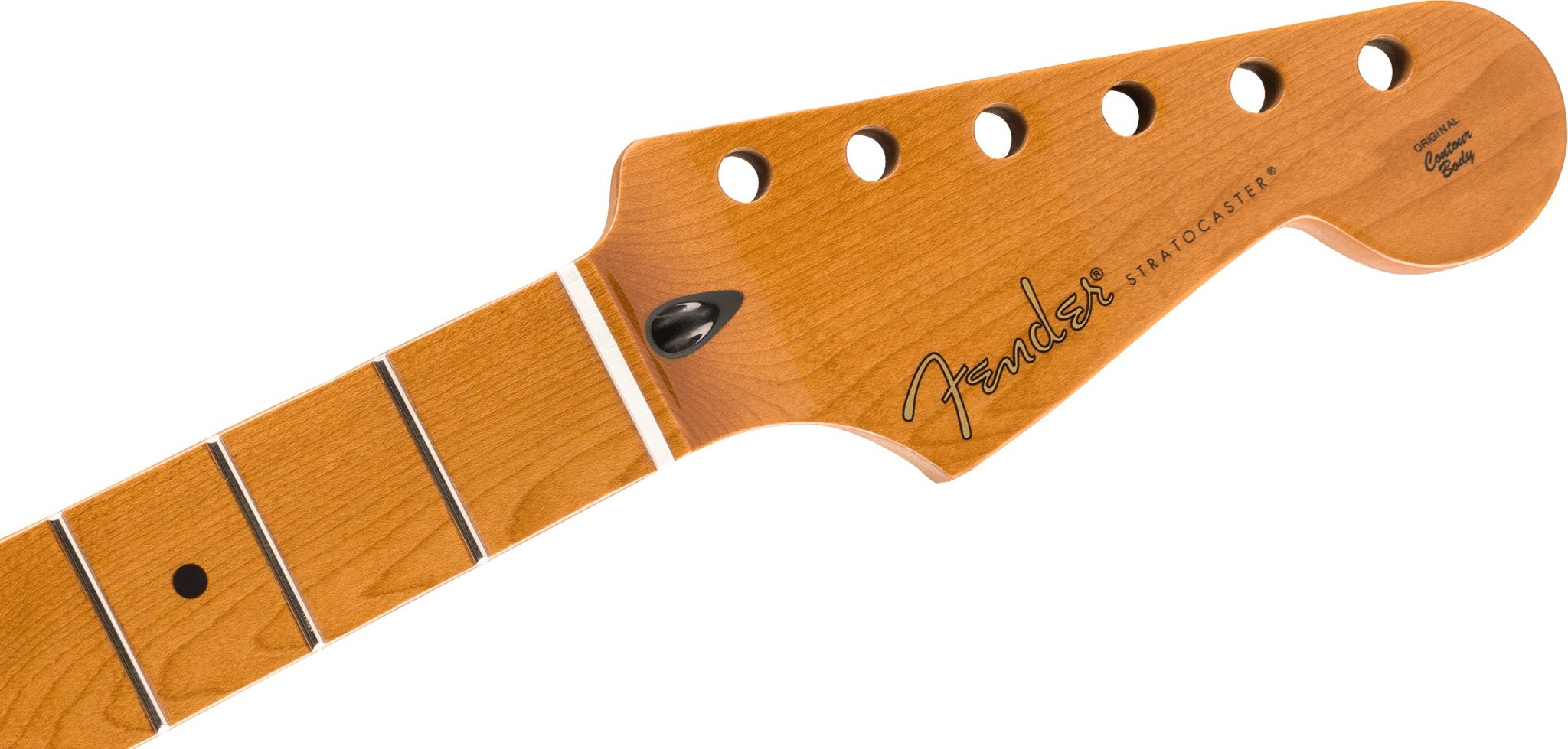 Fender - Roasted Maple Stratocaster® Neck - 22 Jumbo Frets - 12 - Maple - Flat Oval Shape - La Boîte Musicale - Stratocaster Necks - Fender -
