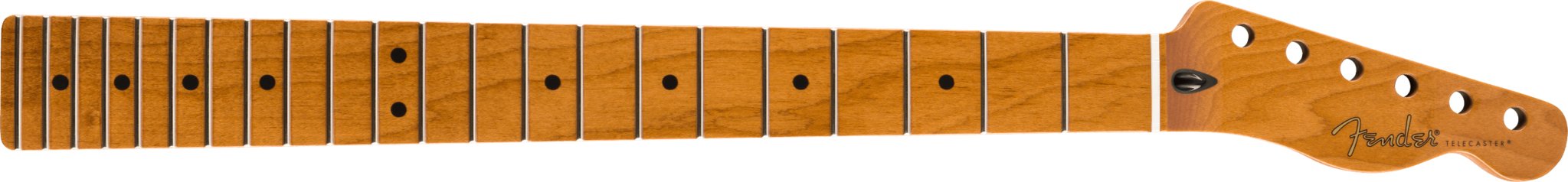 Fender - Roasted Maple Telecaster® Neck. 22 Jumbo Frets. 12. Maple. Flat Oval Shape - La Boîte Musicale - Telecaster Necks - Fender -