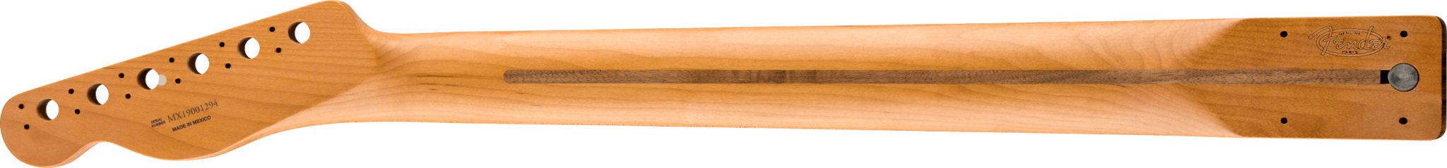 Fender - Roasted Maple Telecaster® Neck - 22 Jumbo Frets - 12 - Pau Ferro - Flat Oval Shape - La Boîte Musicale - Telecaster Necks - Fender -