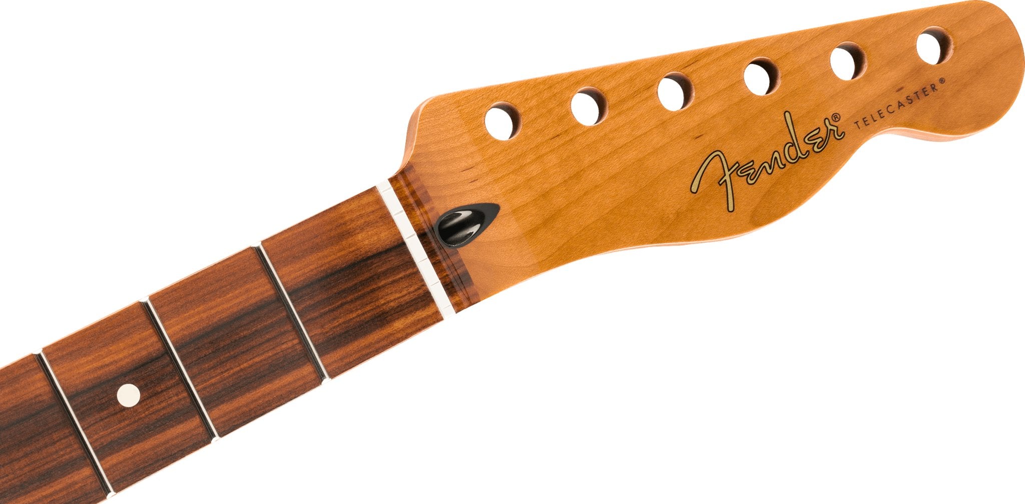 Fender - Roasted Maple Telecaster® Neck - 22 Jumbo Frets - 12 - Pau Ferro - Flat Oval Shape - La Boîte Musicale - Telecaster Necks - Fender -