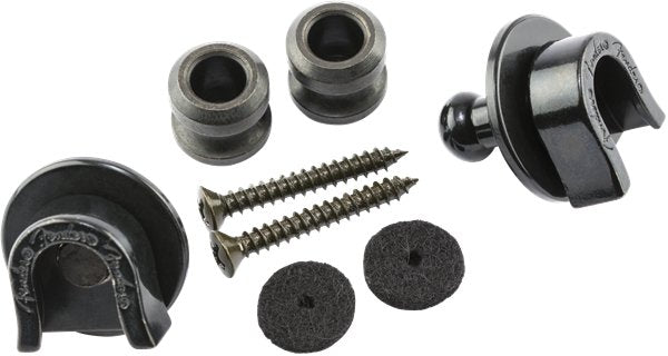 Fender - Security Strap Locks - Black - La Boîte Musicale - Fender -