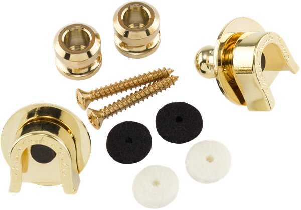 Fender - Security Strap Locks - Gold - La Boîte Musicale - Fender -