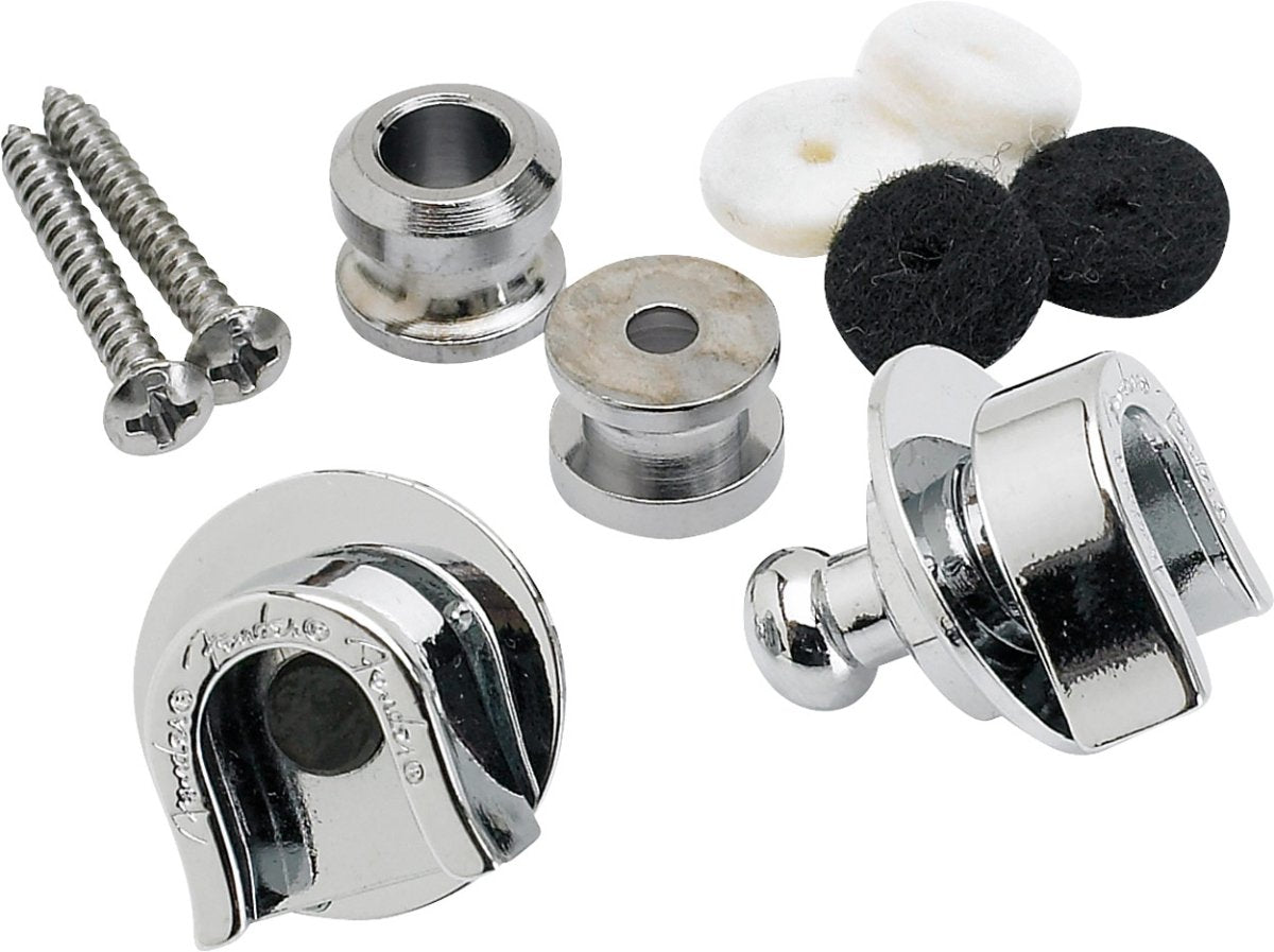 Fender - Strap Locks Nickel - La Boîte Musicale - Fender -