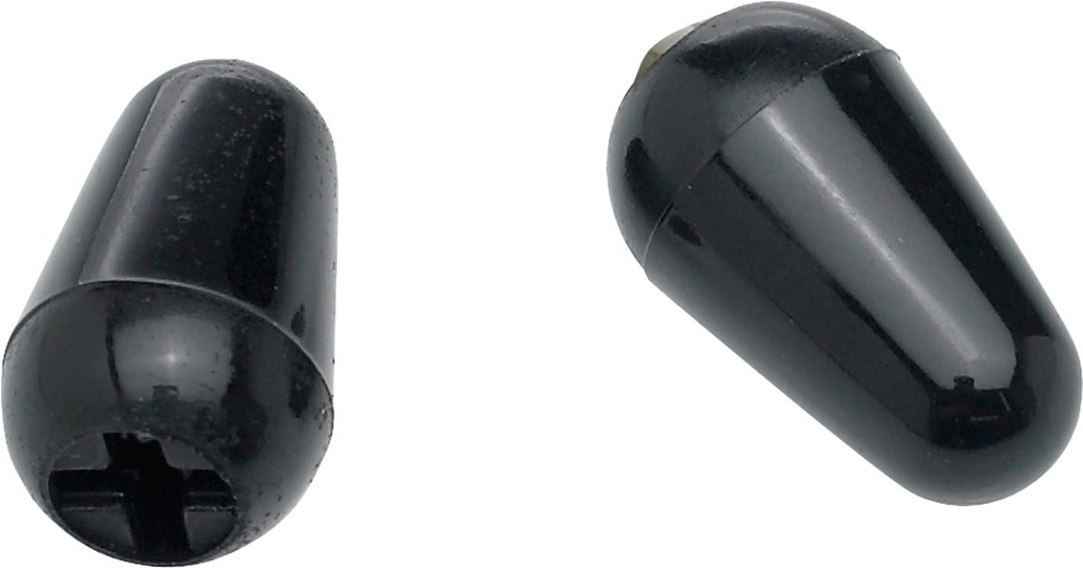 Fender - Stratocaster® Switch Tips - Black (2) - La Boîte Musicale - Fender -