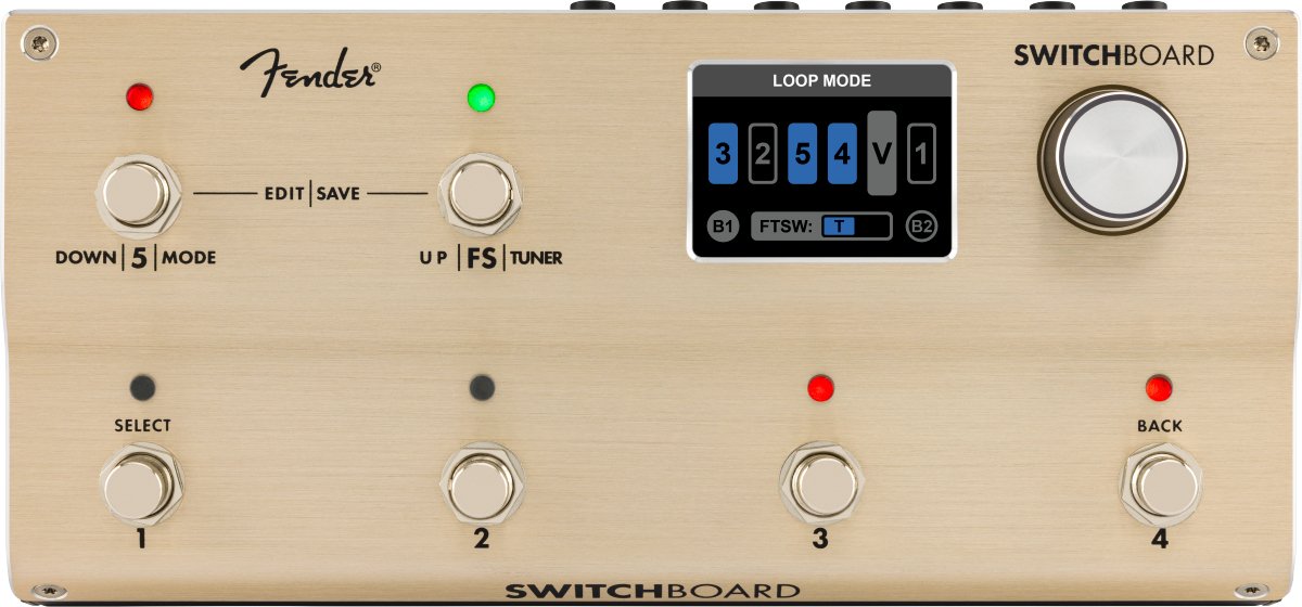Fender - Switchboard Effects Operator - La Boîte Musicale - Footswitches - Fender -