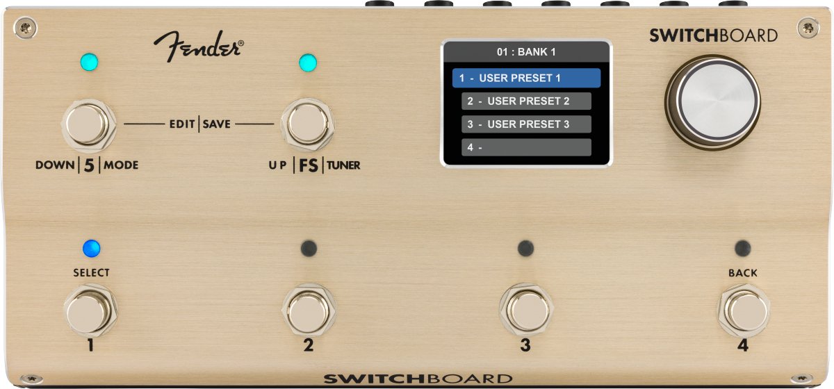 Fender - Switchboard Effects Operator - La Boîte Musicale - Footswitches - Fender -