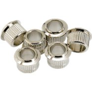 Fender - Vintage - Style Guitar Tuning Machine Bushings (6) - Nickel - La Boîte Musicale - Guitar Tuning Machines - Fender -