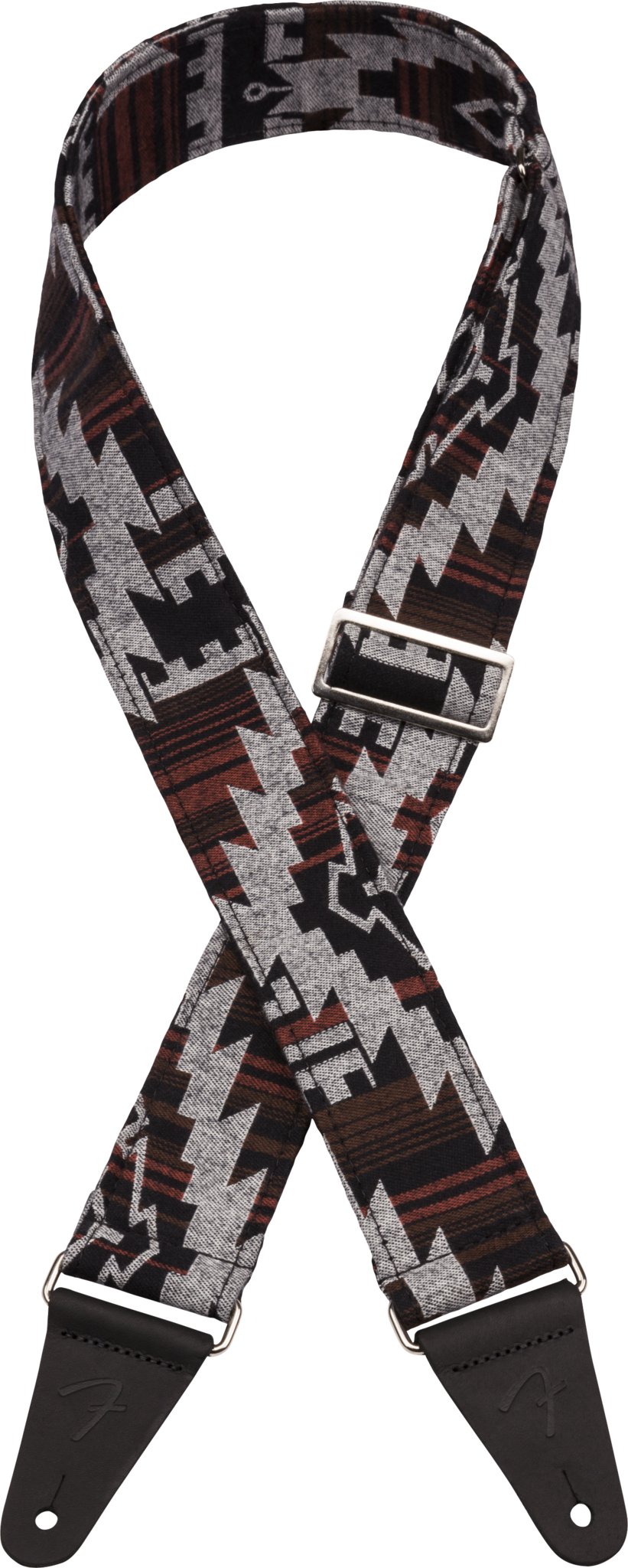 Fender - Zion Guitar Strap - Black Aztec - 2 - La Boîte Musicale - Fender -