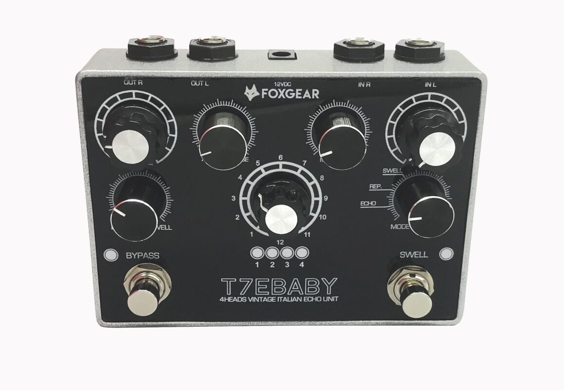 Foxgear T7E Baby 4 Heads Stereo Vintage Italian Echo - La Boîte Musicale - Delay - Foxgear -