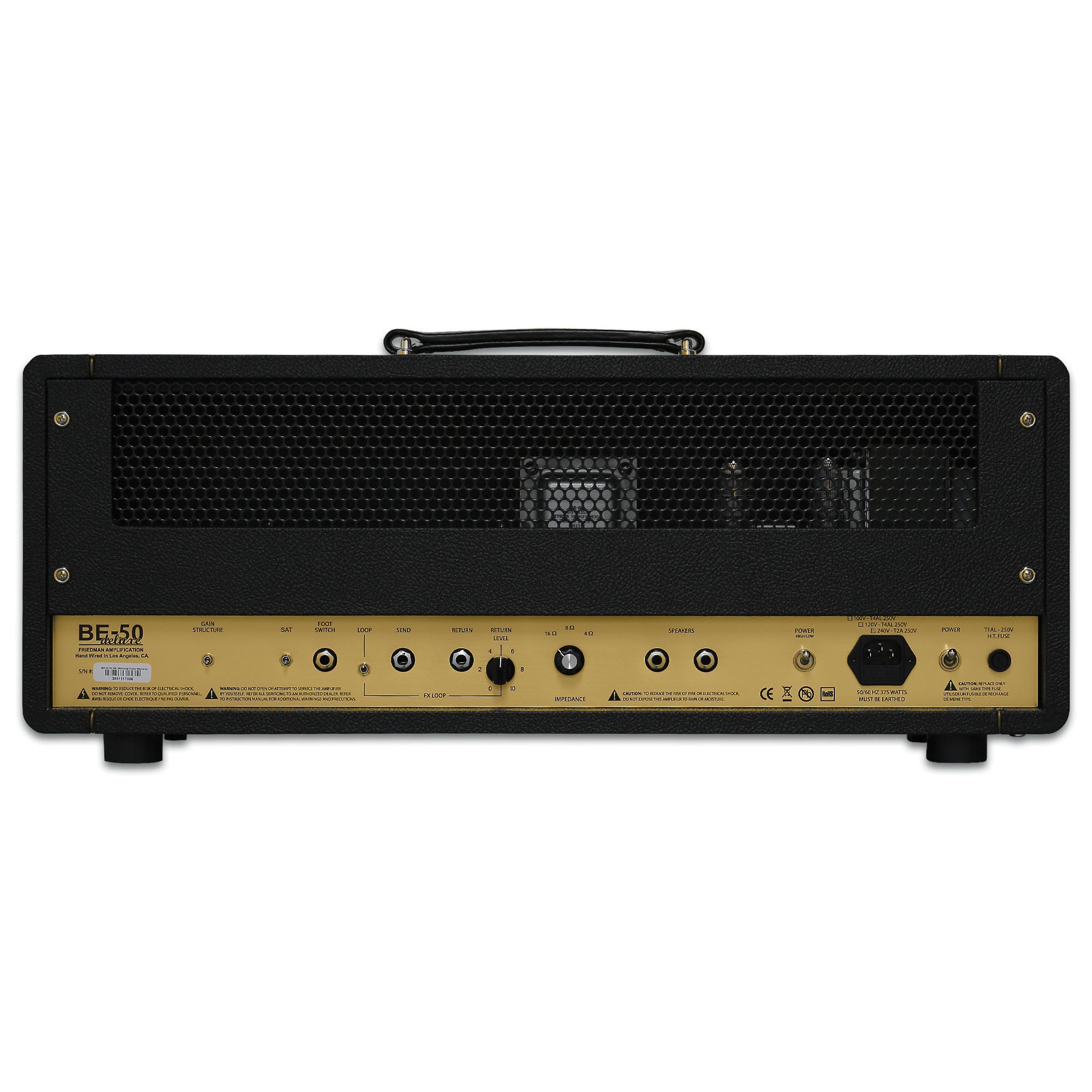 Friedman - BE - 50 Deluxe Head - La Boîte Musicale - Electric Guitar Amplifier - Friedman -