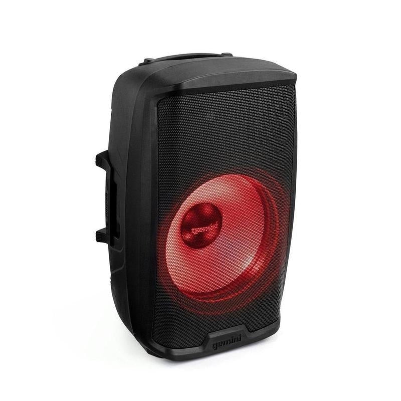Gemini - 2000 Watt 15” Active Multi - led Bluetooth Loudspeaker With Stand - La Boîte Musicale - Gemini -