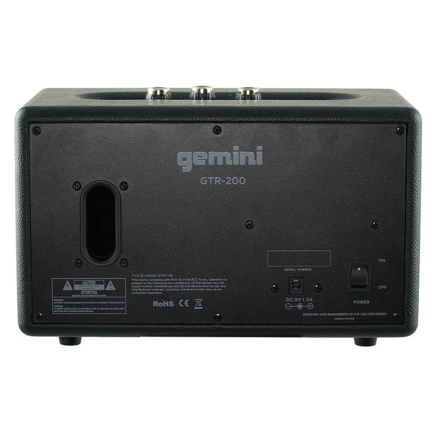 Gemini GTR - 200 Portable Retro Battery - Powered Bluetooth Speaker - La Boîte Musicale - Gemini -