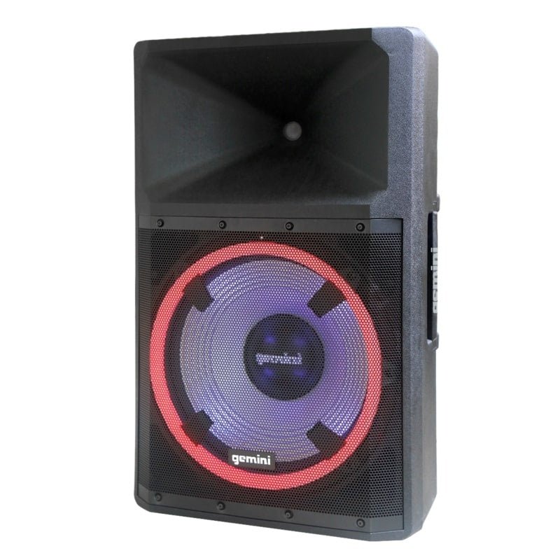 Gemini - High Power Bluetooth Party Speaker With Party Lights - Microphone - And Speaker Stand - La Boîte Musicale - Gemini -