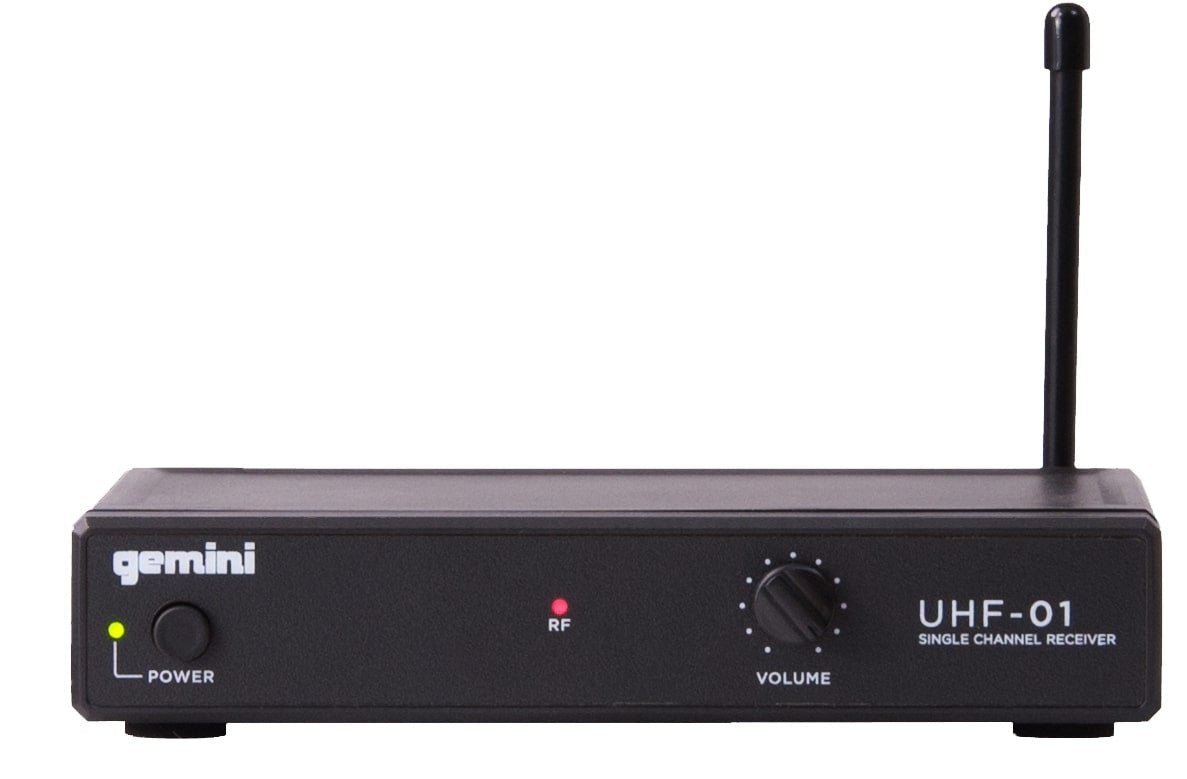 Gemini - Single - channel UHF Wireless Microphone System With Handheld Microphone - La Boîte Musicale - Microphones - Gemini -