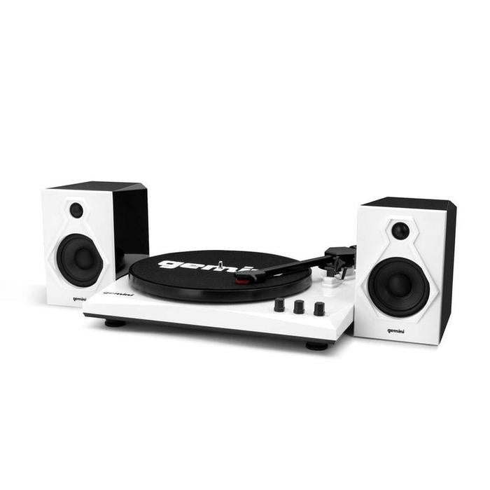 Gemini Stereo Turntable System - Black / White - La Boîte Musicale - Turntable - Gemini -