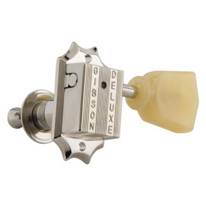 Gibson - Vintage Nickel Machine Heads (With Pearloid Buttons) - La Boîte Musicale - Guitar Tuning Machines - Gibson -