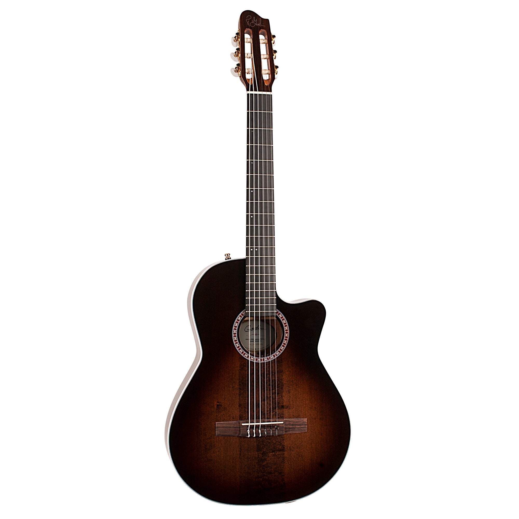 Godin - Arena Pro CW Bourbon Burst EQ - La Boîte Musicale - Acoustic Guitars - Godin -