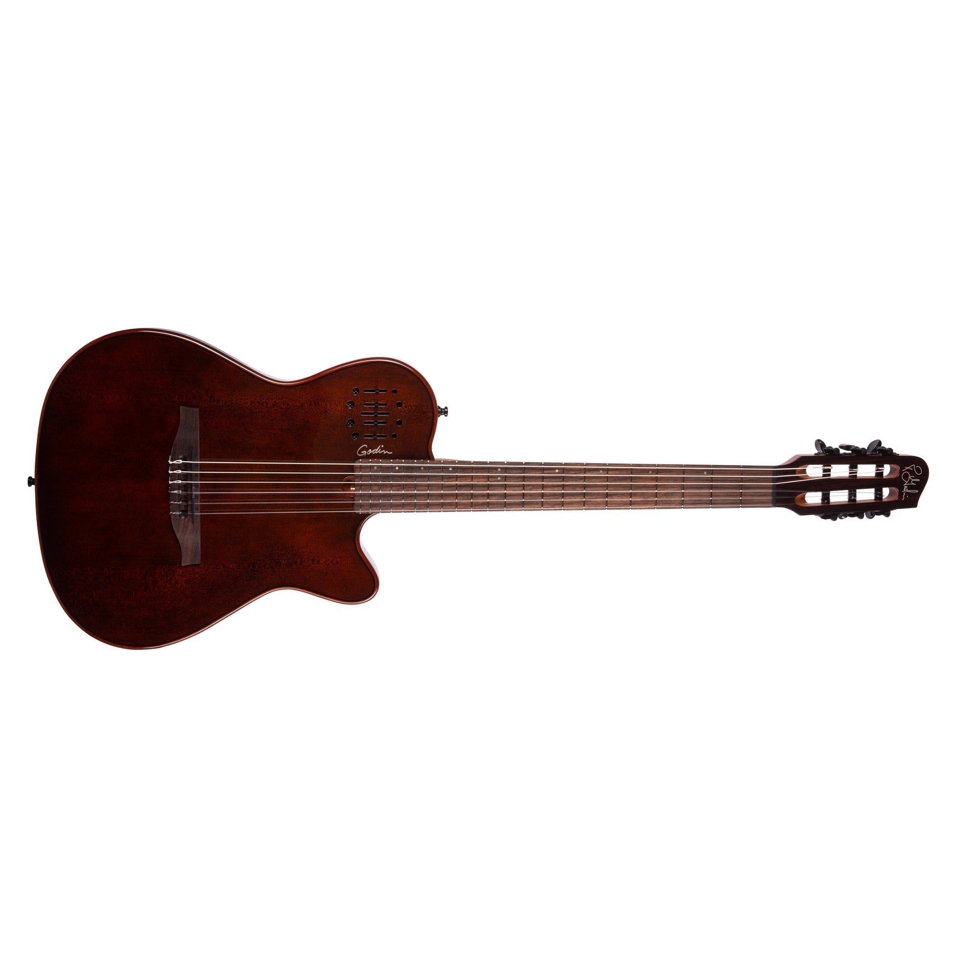 Godin - Multiac Mundial Kanyon Burst with Bag - La Boîte Musicale - Electric Guitars - Godin -