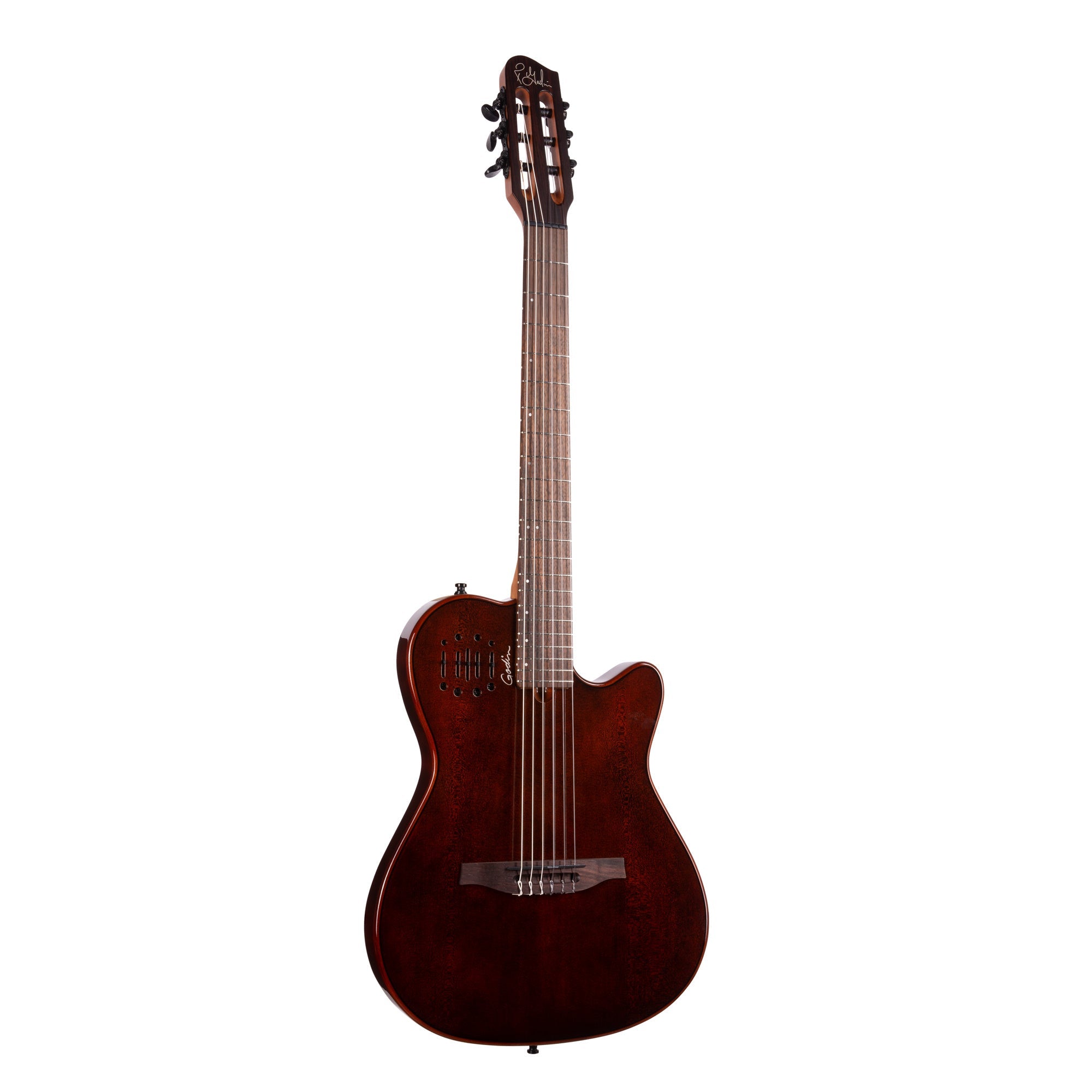 Godin - Multiac Mundial Kanyon Burst with Bag - La Boîte Musicale - Electric Guitars - Godin -
