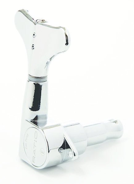 Graph Tech Guitar Bass Ratio 4 String - 2 + 2 Y - Style Button - Chrome - La Boîte Musicale - Bass Tuning Machines - Graph Tech Guitar -