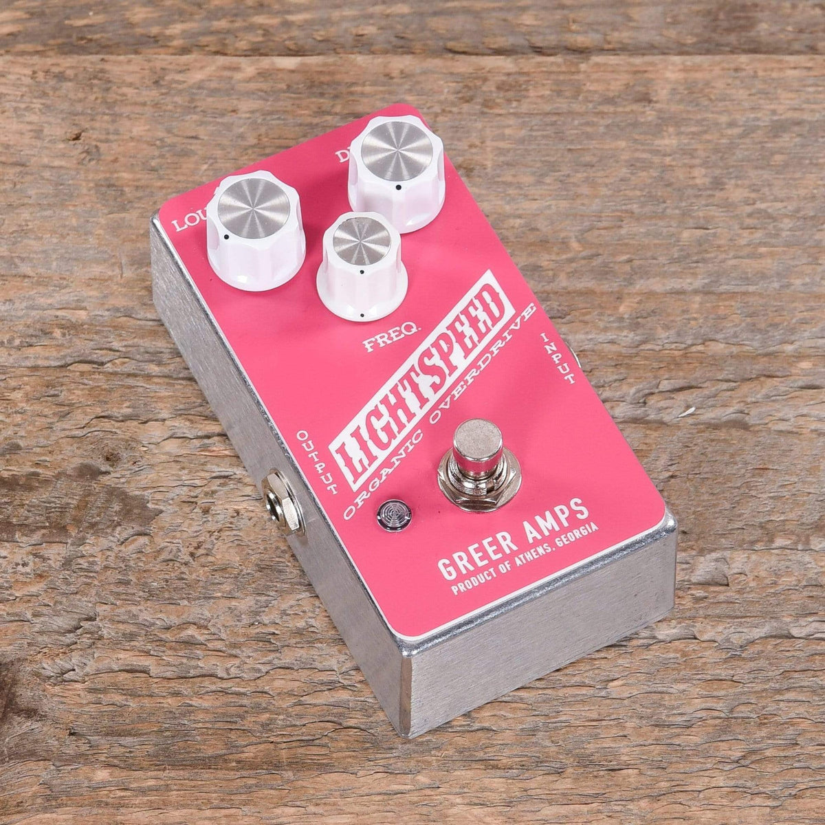 Greer Amps Lightspeed Overdrive (Limited Pink with White Colorway)