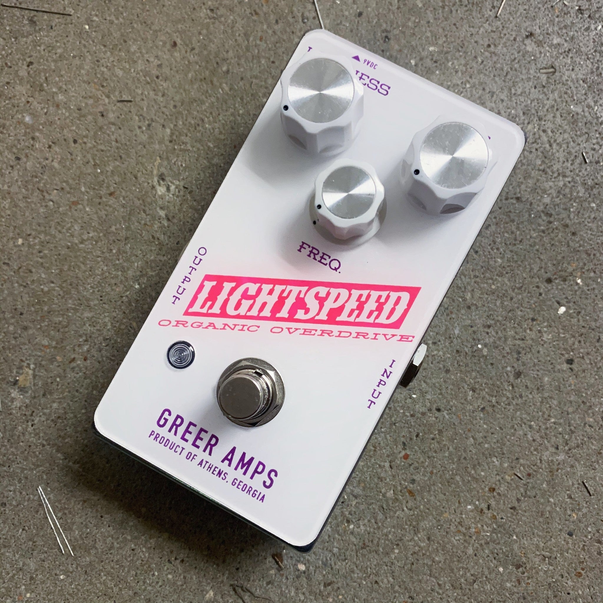 Greer Amps Lightspeed Organic Overdrive - Purpink - La Boîte Musicale - Overdrive - Greer Amps -