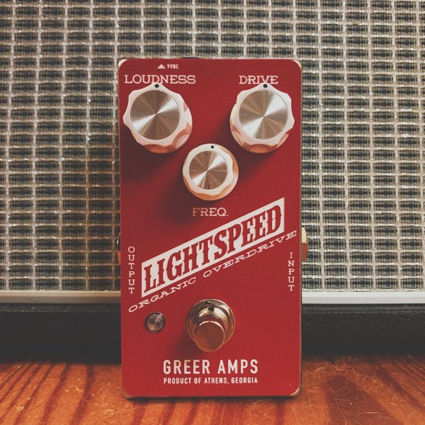 Greer Amps - Lightspeed Organic Overdrive Red/White - La Boîte Musicale - Overdrive - Greer Amps -