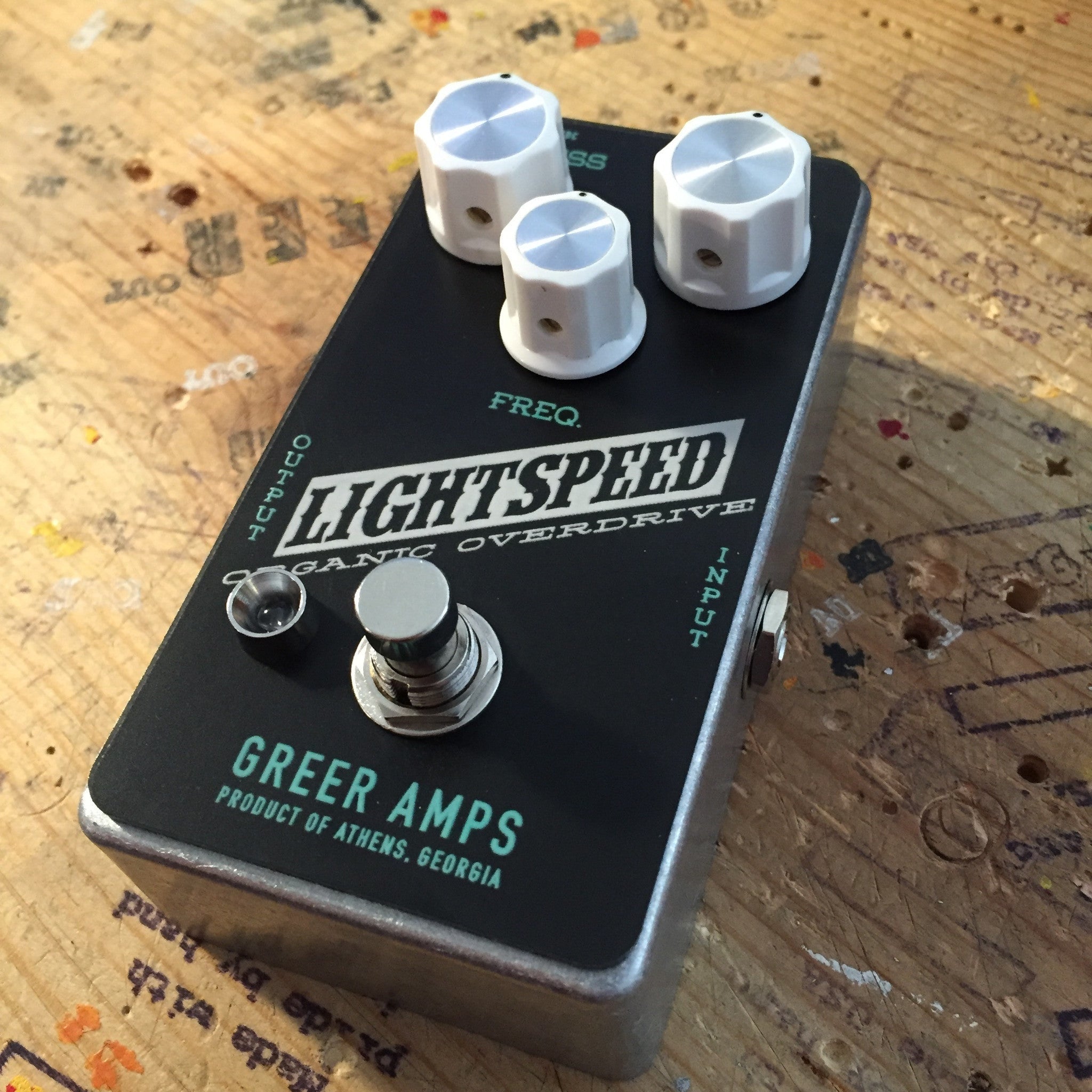 Greer Amps - Lightspeed Organic Overdrive - Reverse Daphne - La Boîte Musicale - Overdrive - Greer Amps -