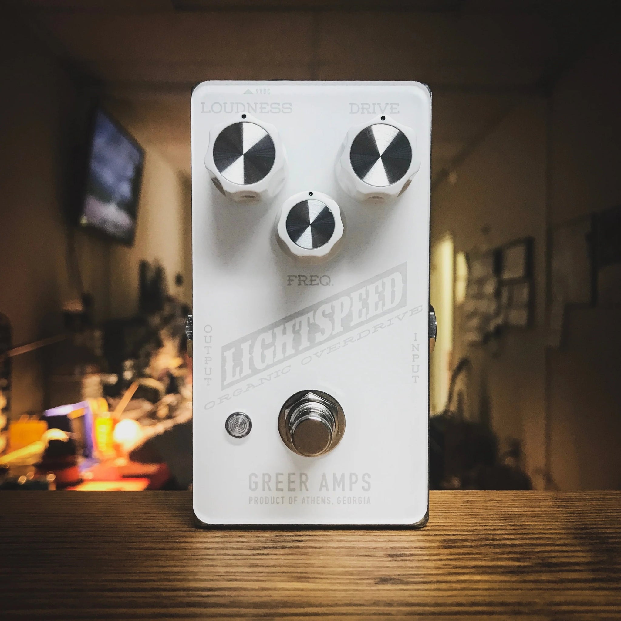 Greer Amps Lightspeed Organic Overdrive - Snowblind White - La Boîte Musicale - Overdrive - Greer Amps -