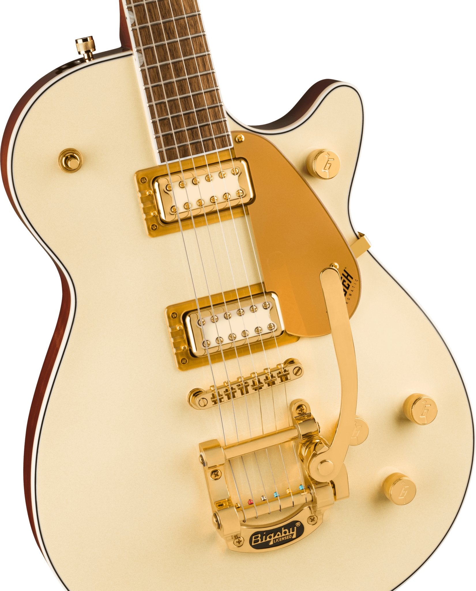 Gretsch - Electromatic® Pristine LTD Jet™ Single - Cut with Bigsby® - Laurel Fingerboard - White Gold - La Boîte Musicale - La Boîte Musicale -