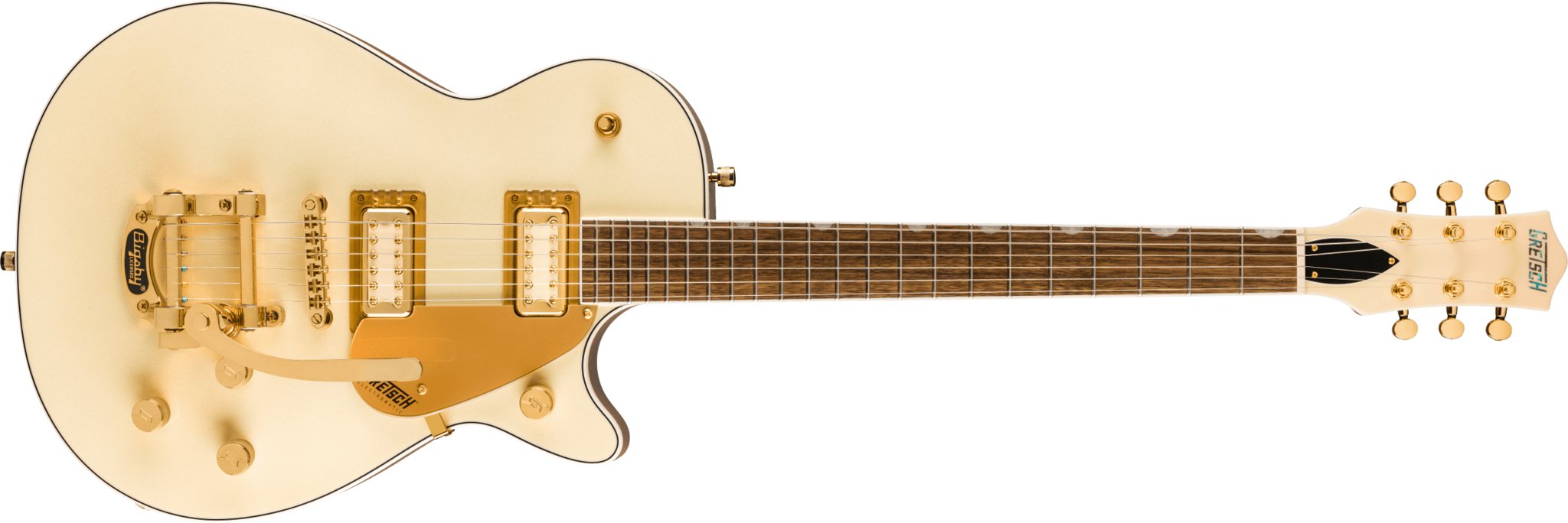 Gretsch - Electromatic® Pristine LTD Jet™ Single - Cut with Bigsby® - Laurel Fingerboard - White Gold - La Boîte Musicale - La Boîte Musicale -