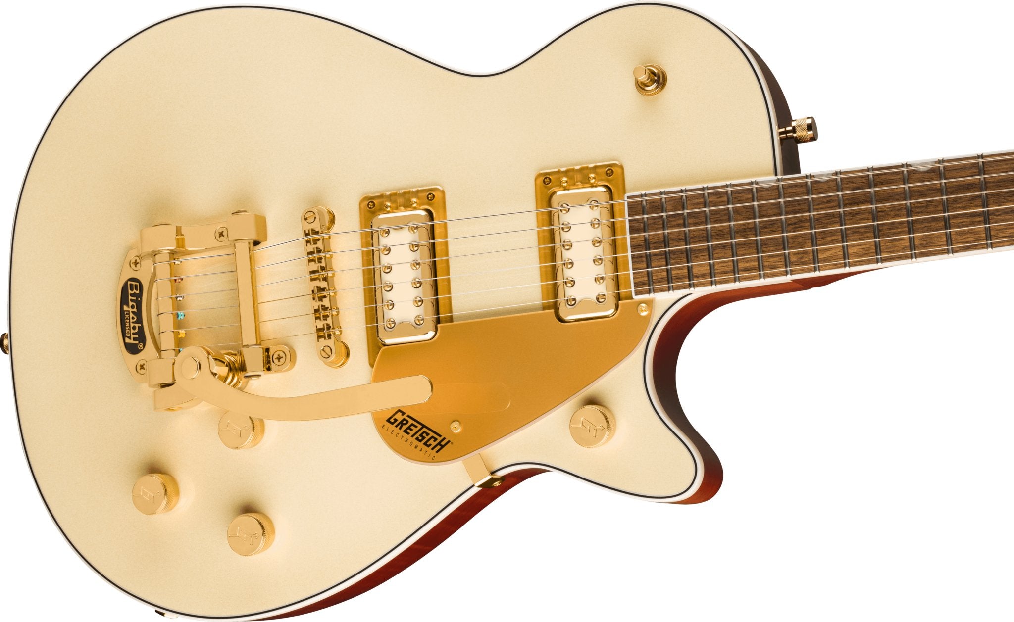 Gretsch - Electromatic® Pristine LTD Jet™ Single - Cut with Bigsby® - Laurel Fingerboard - White Gold - La Boîte Musicale - La Boîte Musicale -