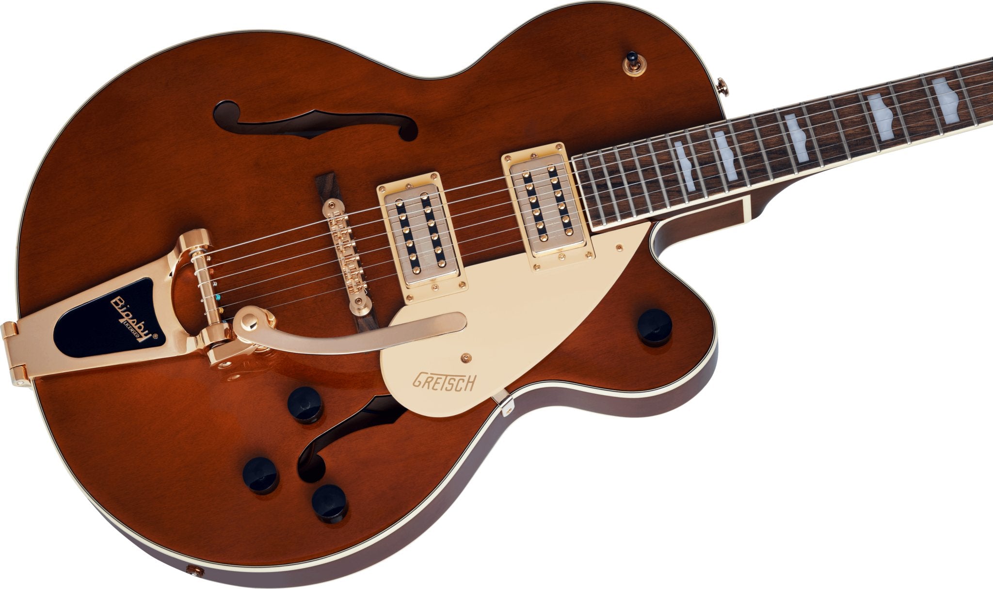 Gretsch G2410tg Streamliner™ Hollow Body Single - Cut with Bigsby® and Gold Hardware - Laurel Fingerboard - Single Barrel - La Boîte Musicale - Electric Guitars - Gretsch -