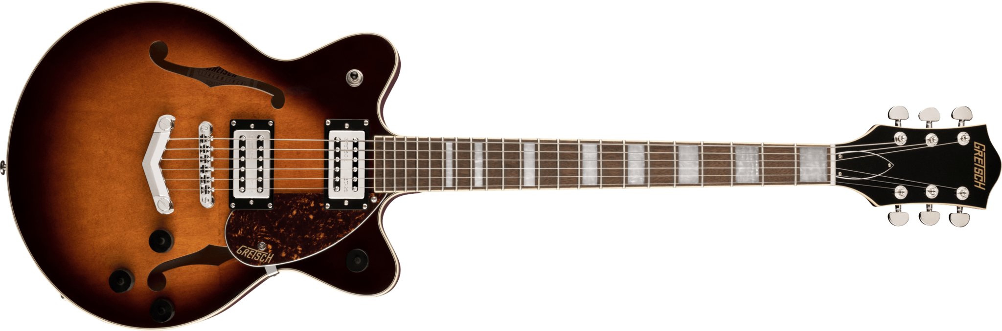 Gretsch - G2655 Streamliner™ Center Block Jr. Double - Cut with V - Stoptail - La Boîte Musicale - Electric Guitars - Gretsch -