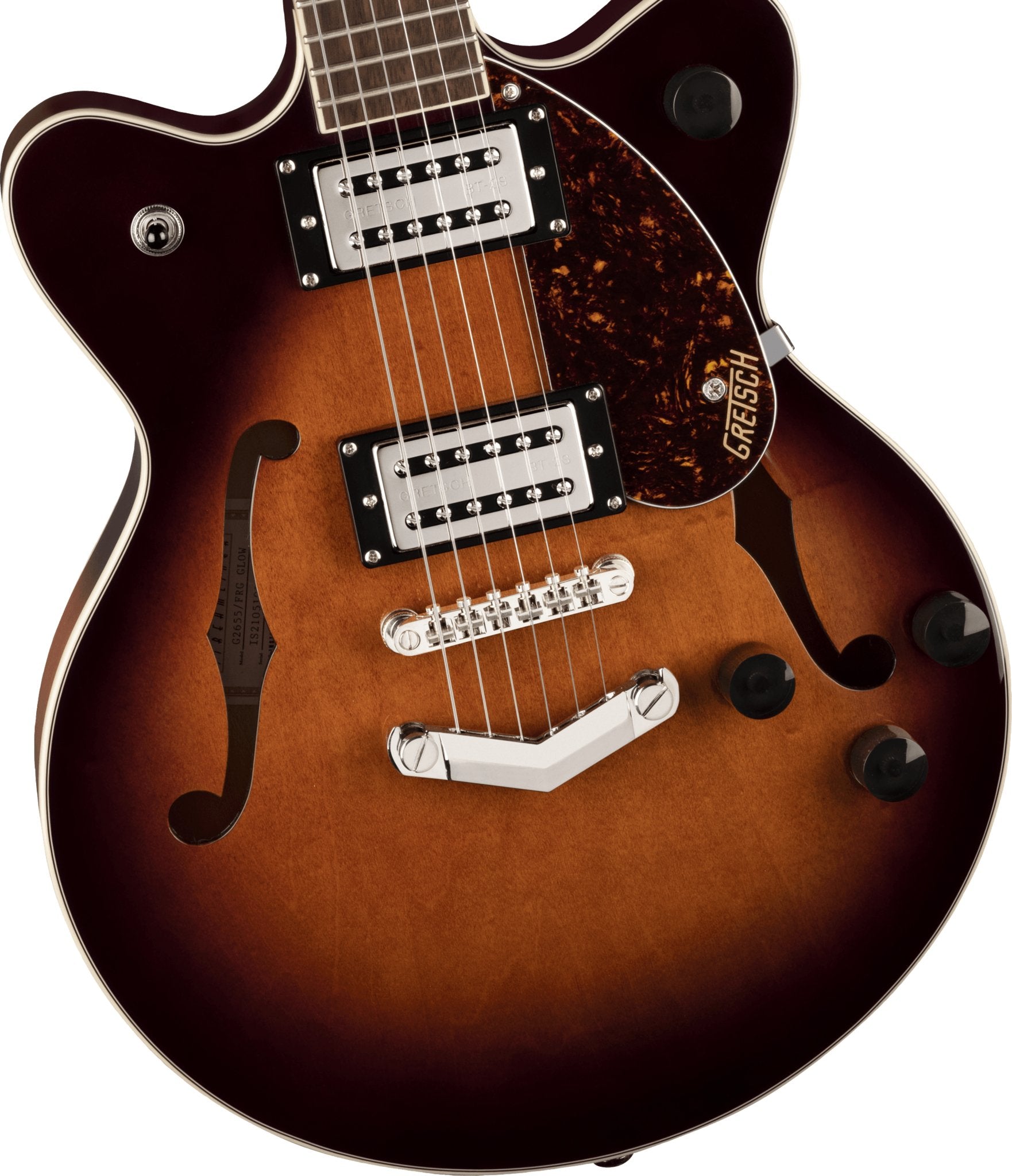 Gretsch - G2655 Streamliner™ Center Block Jr. Double - Cut with V - Stoptail - La Boîte Musicale - Electric Guitars - Gretsch -