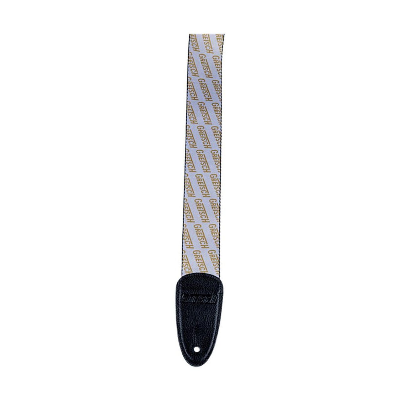 Gretsch - Guitar Strap With Logo - White & Gold - La Boîte Musicale - Gretsch -