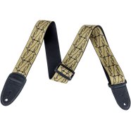 Gretsh - Gretsch® Alternating Gold Penguins Strap - Black - La Boîte Musicale - Gretsch -
